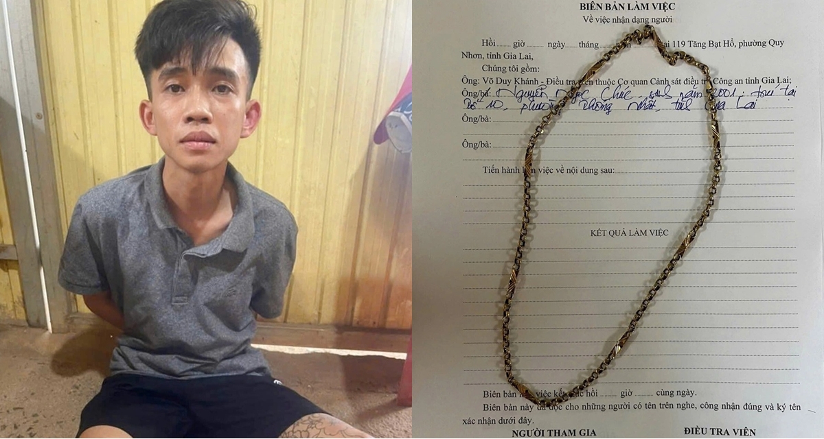 Lời khai thanh ni&ecirc;n cướp d&acirc;y chuyền v&agrave;ng rồi quay lại đe dọa nạn nh&acirc;n, bị bắt khi lẩn trốn ở đ&acirc;u?