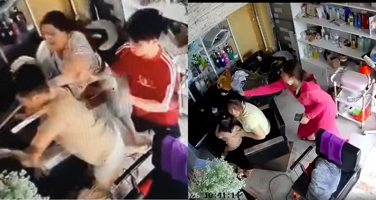 Hai anh em khai l&yacute; do x&ocirc;ng v&agrave;o qu&aacute;n cắt t&oacute;c đ&aacute;nh người phụ nữ &ocirc;m trẻ nhỏ ở H&agrave; Nội