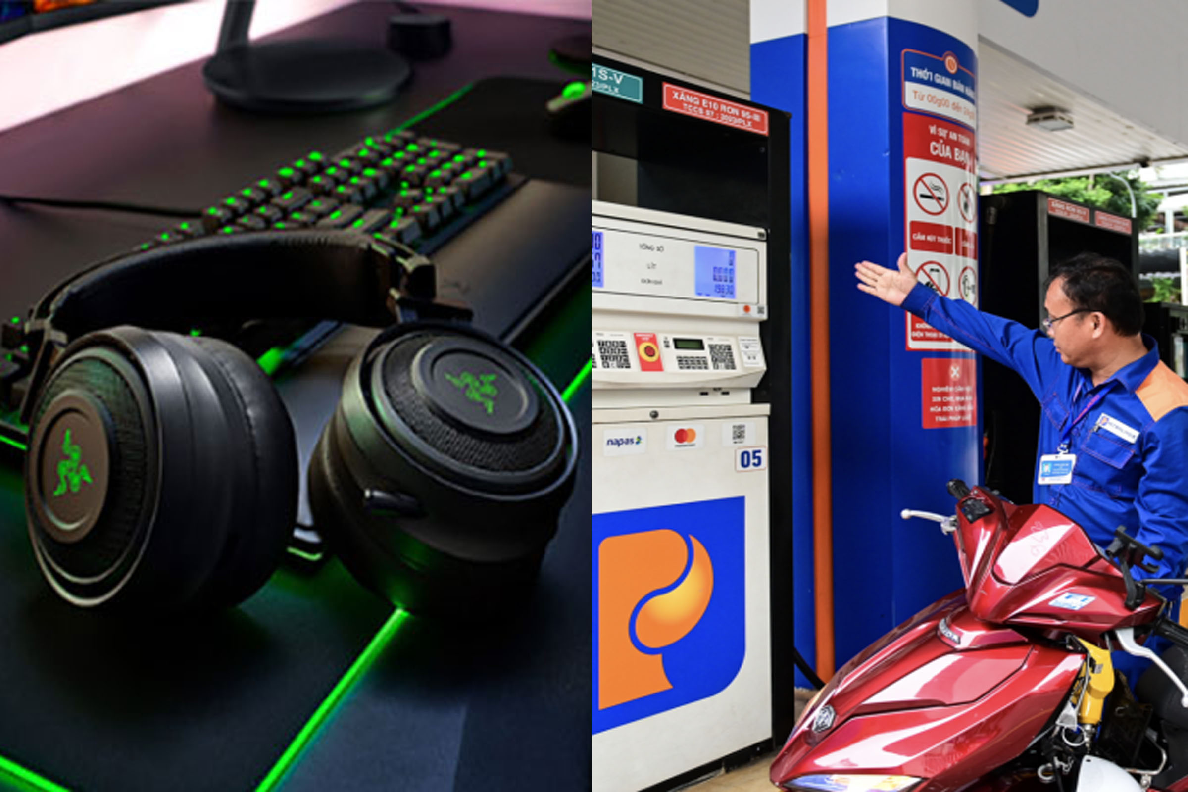Bảng gi&aacute; xăng dầu Petrolimex h&ocirc;m nay 18/5, tai nghe gaming ch&iacute;nh h&atilde;ng Razer gi&aacute; cực hời