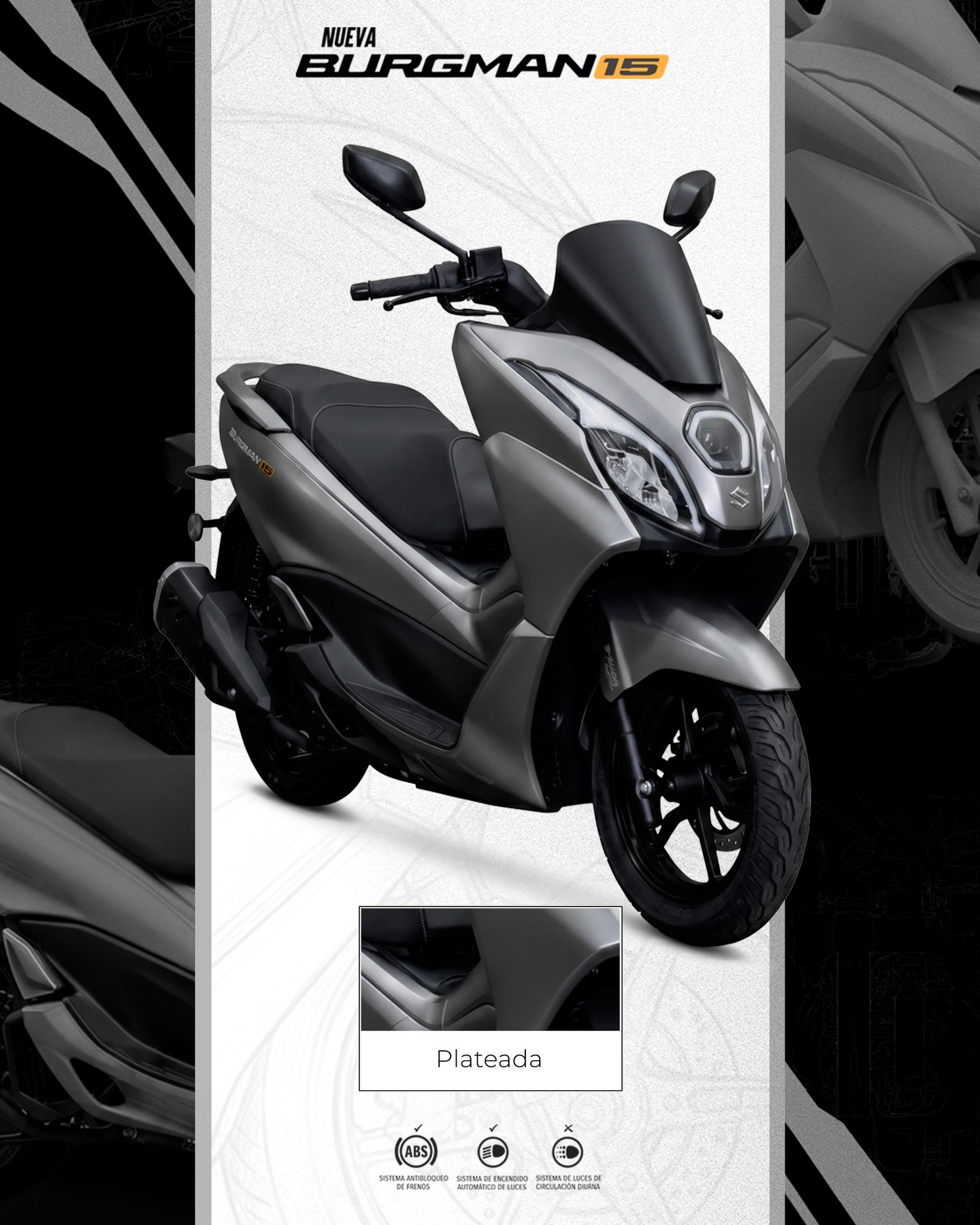 Suzuki ch&iacute;nh thức ra mắt &lsquo;vua xe ga&rsquo; 150cc mới &lsquo;n&eacute;t&rsquo; hơn Honda Air Blade, c&oacute; ABS v&agrave; TCS như SH 160i, gi&aacute; 74 triệu đồng ảnh 3