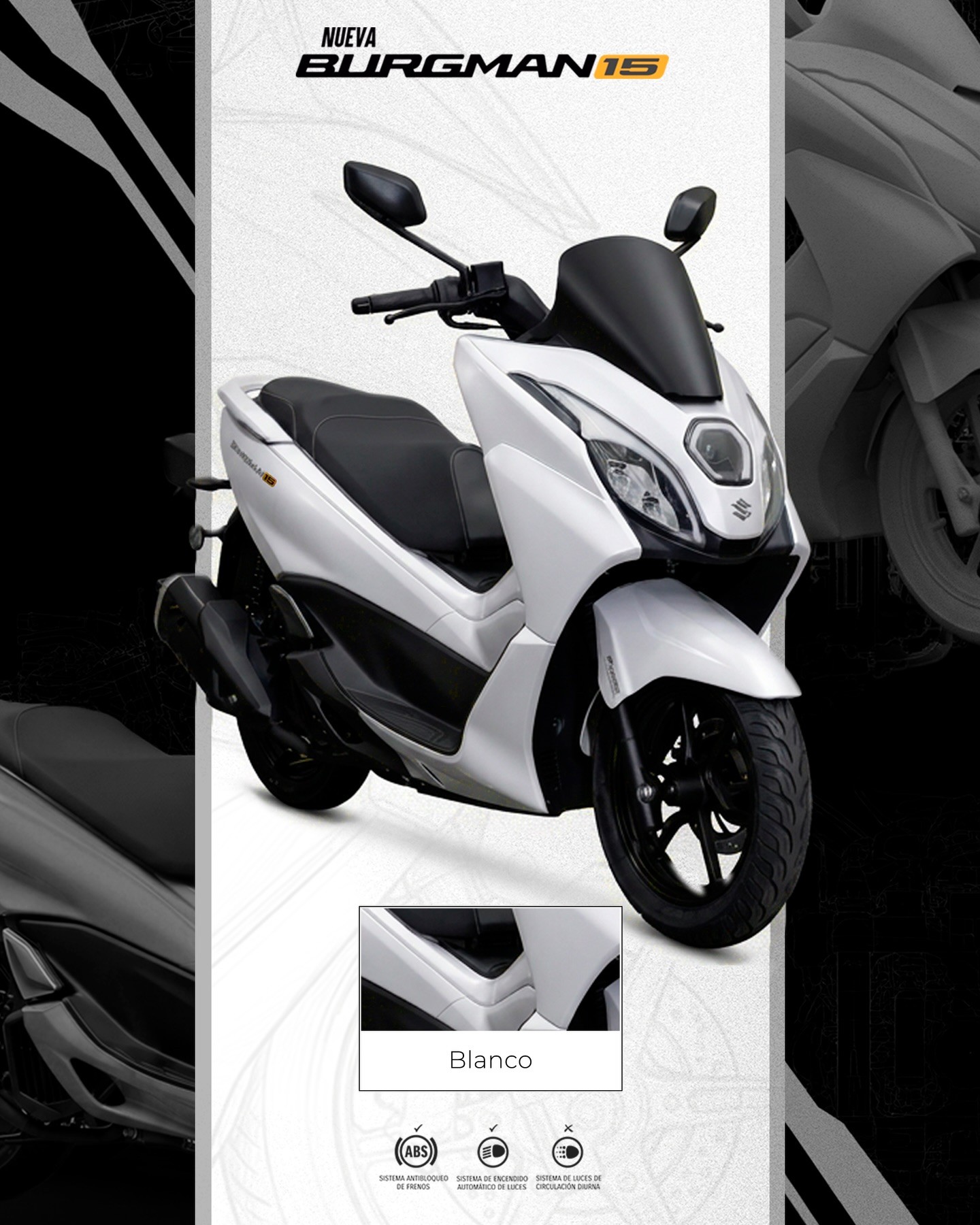 Suzuki ch&iacute;nh thức ra mắt &lsquo;vua xe ga&rsquo; 150cc mới &lsquo;n&eacute;t&rsquo; hơn Honda Air Blade, c&oacute; ABS v&agrave; TCS như SH 160i, gi&aacute; 74 triệu đồng ảnh 5