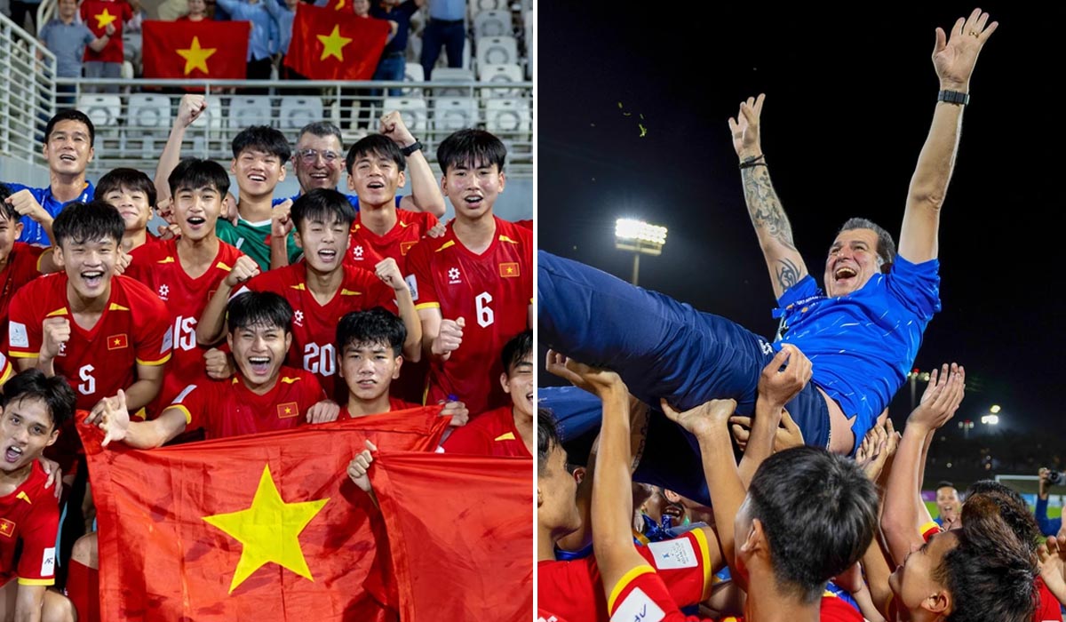 U17 Việt Nam về nước sau kỳ t&iacute;ch lịch sử, lễ bốc thăm chia bảng World Cup 2026 diễn ra khi n&agrave;o?