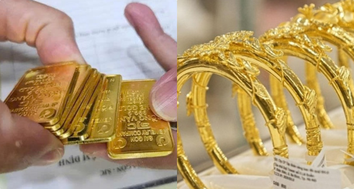 Bảng gi&aacute; v&agrave;ng h&ocirc;m nay 19/5: V&agrave;ng miếng SJC bất ngờ tăng sốc chiều mua, người &ocirc;m v&agrave;ng nhẫn 9999 thấp thỏm 
