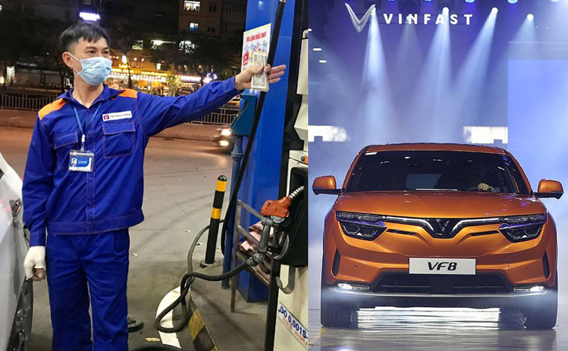 Gi&aacute; xăng dầu biến động cực lớn, chủ xe VinFast VF 8 đi xuy&ecirc;n Việt ngẫu hứng v&igrave; chi ph&iacute; vận h&agrave;nh kh&ocirc;ng c&ograve;n l&agrave; &aacute;p lực