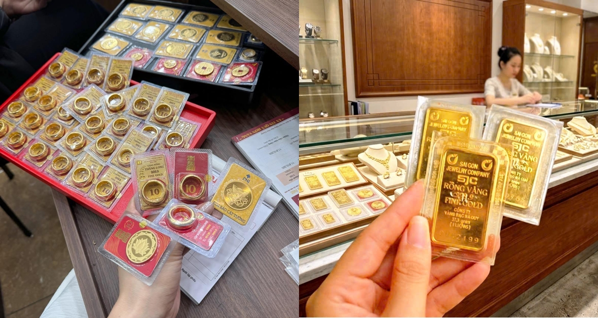 Gi&aacute; v&agrave;ng h&ocirc;m nay 19/5: V&agrave;ng miếng SJC, v&agrave;ng nhẫn 9999 bật tăng mạnh, nhiều người vẫn g&aacute;nh lỗ đậm