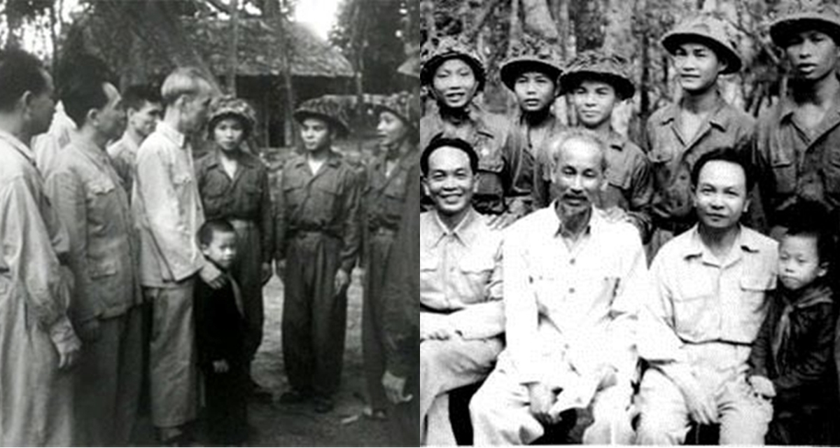 Cậu b&eacute; &lsquo;đi lạc&rsquo; trong bức ảnh chụp c&ugrave;ng B&aacute;c Hồ 72 năm trước: Gia đ&igrave;nh 4 đời được gặp B&aacute;c, giờ l&agrave; thiếu tướng