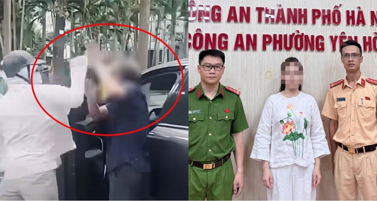 Lộ diện người phụ nữ chửi bới, đ&aacute;nh t&agrave;i xế &ocirc; t&ocirc; lớn tuổi ở H&agrave; Nội, c&ocirc;ng an tuy&ecirc;n bố sẽ xử nghi&ecirc;m