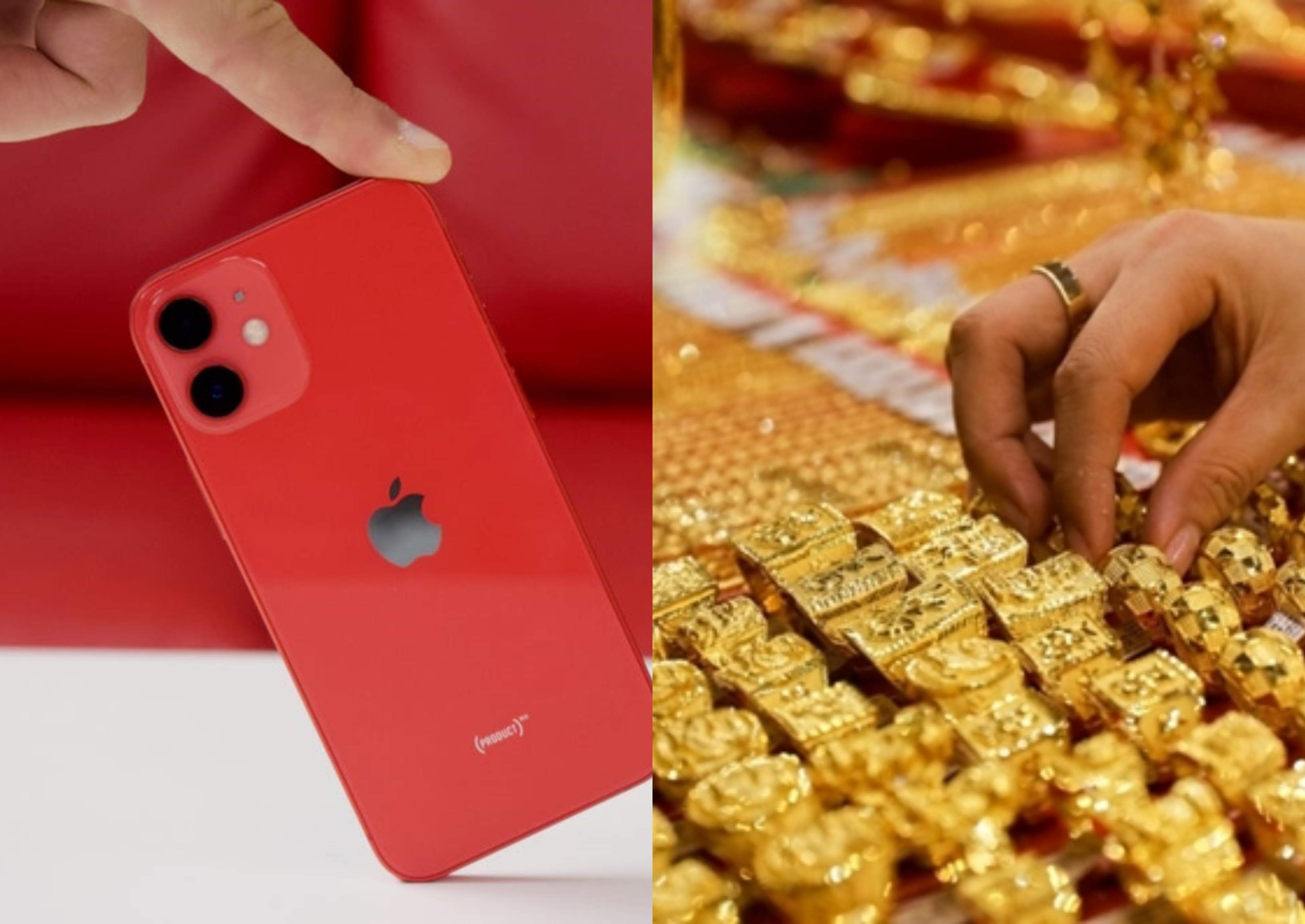 Gi&aacute; v&agrave;ng h&ocirc;m nay 20/5: V&agrave;ng miếng, v&agrave;ng nhẫn giảm tằng tằng, iPhone 12 Mini rẻ như cho
