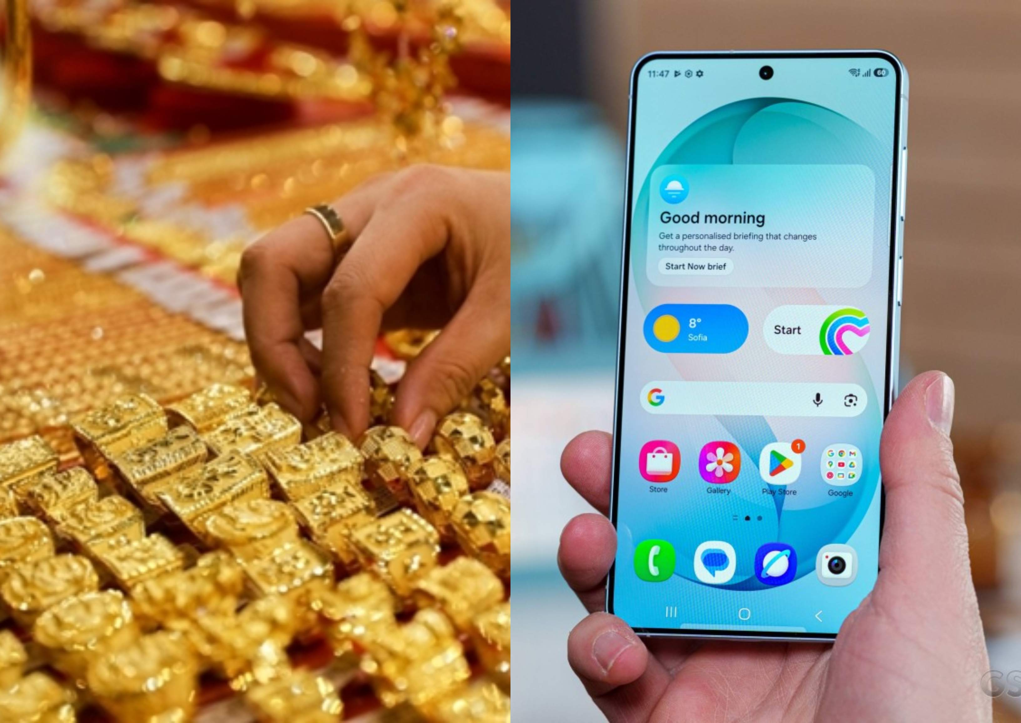 Gi&aacute; v&agrave;ng h&ocirc;m nay 21/5: Tiếp tục ph&aacute; đ&aacute;y với cả v&agrave;ng miếng v&agrave; v&agrave;ng nhẫn, Galaxy S26 Plus c&oacute; rẻ?