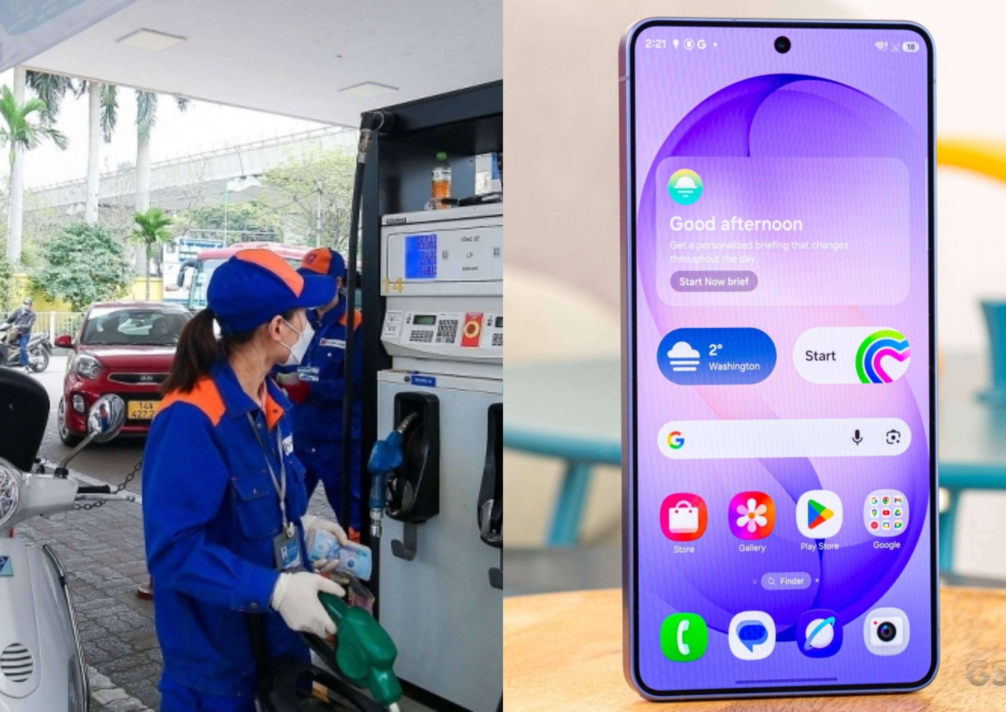 Bảng gi&aacute; xăng dầu h&ocirc;m nay trưa 21/5: Xăng RON95, RON92 vẫn rẻ, chiều nay c&oacute; tăng? Galaxy S26 Ultra c&oacute; giảm