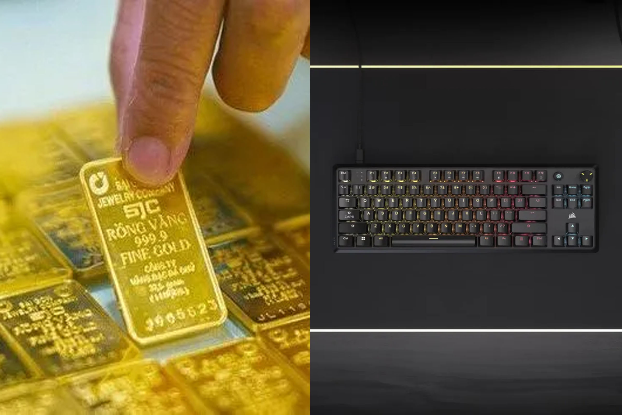 Gi&aacute; v&agrave;ng SJC, v&agrave;ng nhẫn h&ocirc;m nay 22/5 biến động nhẹ, c&aacute;c d&ograve;ng b&agrave;n ph&iacute;m gaming cao cấp Corsair c&oacute; gi&aacute; sao?
