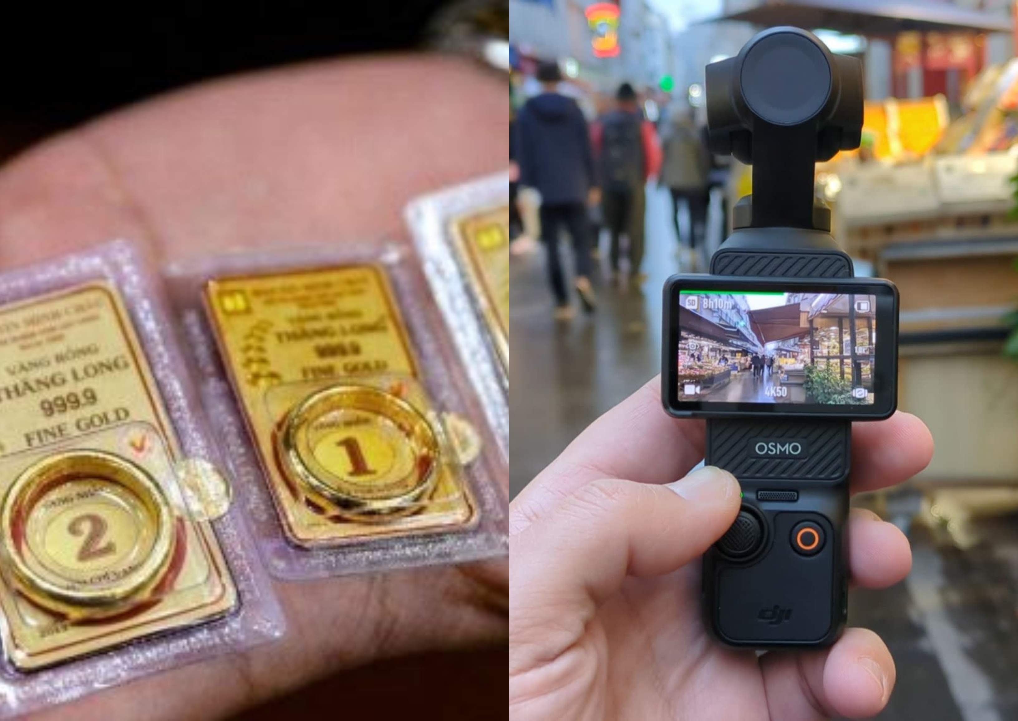 Bảng gi&aacute; v&agrave;ng h&ocirc;m nay tối 22/5: V&agrave;ng miếng, v&agrave;ng nhẫn giảm tằng tằng, Dji Osmo Pocket 3 rẻ như b&egrave;o