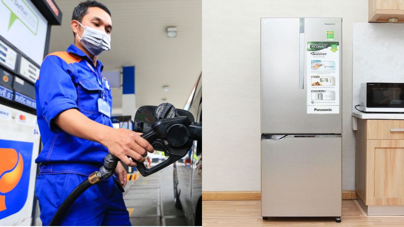 Tủ lạnh Panasonic chỉ từ 5.79 triệu đồng, gi&aacute; xăng E10 bao nhi&ecirc;u tiền một l&iacute;t sau kỳ điều h&agrave;nh?