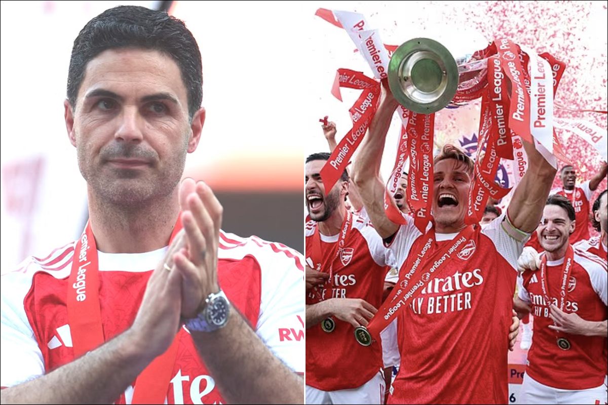 Arsenal vừa v&ocirc; địch Ngoại hạng Anh, HLV Mikel Arteta bất ngờ \'g&aacute;y\' trước thềm chung kết C&uacute;p C1