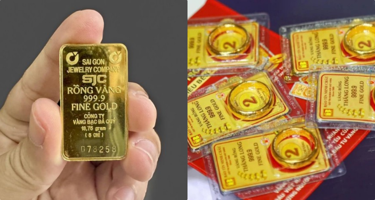 Bảng gi&aacute; v&agrave;ng h&ocirc;m nay tối 25/5: V&agrave;ng miếng SJC nhẫn 9999 tăng tốc ngoạn mục, người mua bất ngờ \'đổi vận\'