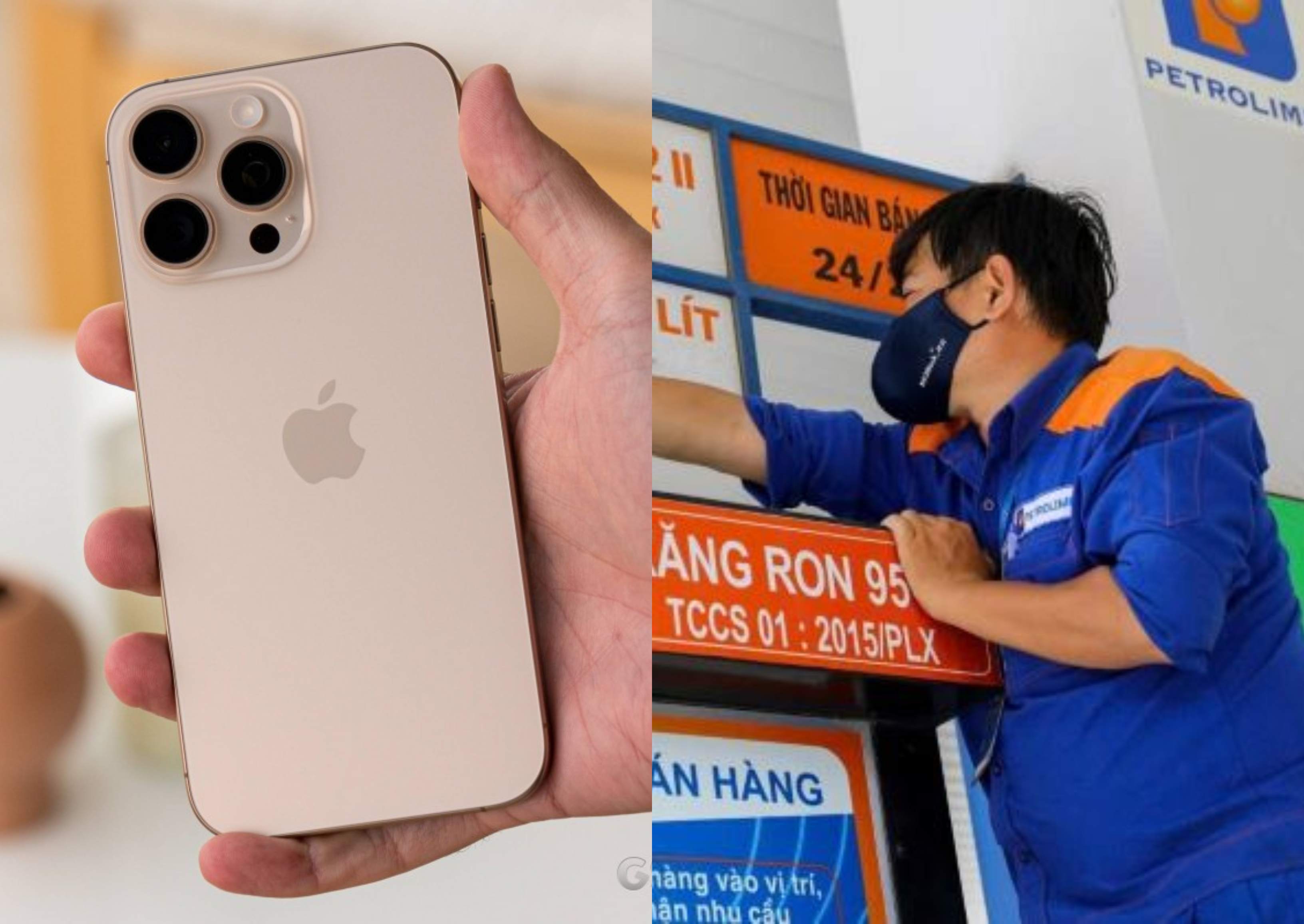 Bảng gi&aacute; xăng dầu h&ocirc;m nay chiều 25/5: Xăng RON 95, RON 92 vẫn ở v&ugrave;ng an to&agrave;n, iPhone 16 Pro Max c&oacute; rẻ?