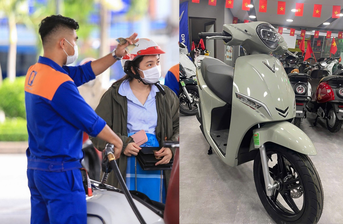 Gi&aacute; xăng dầu trưa nay 25/5: Xăng RON 92 v&agrave; RON 95 vừa đắt lại kh&oacute; mua, VinFast Feliz giảm gi&aacute; cực rẻ