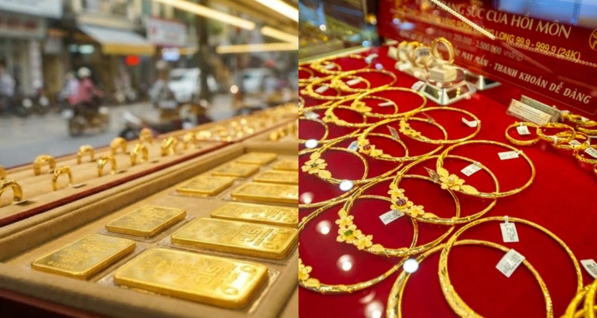 Gi&aacute; v&agrave;ng h&ocirc;m nay (s&aacute;ng 26/5): V&agrave;ng SJC, nhẫn 9999 24K, v&agrave;ng thế giới rớt thảm hại, người &lsquo;đu đỉnh&rsquo; lỗ đậm