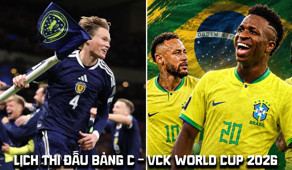 Lịch thi đấu bảng C World Cup 2026 mới nhất: Cựu sao Man Utd tỏa s&aacute;ng; Brazil nhận cảnh b&aacute;o?