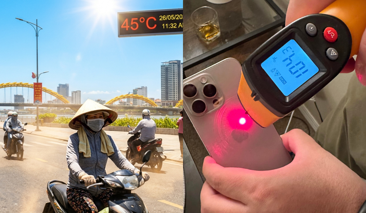 Nắng n&oacute;ng đỉnh điểm c&agrave;n qu&eacute;t cả nước 26/5: Nhiều nơi vượt ngưỡng 40 độ C, đ&acirc;y l&agrave; mẫu iPhone n&oacute;ng nhất của Apple!