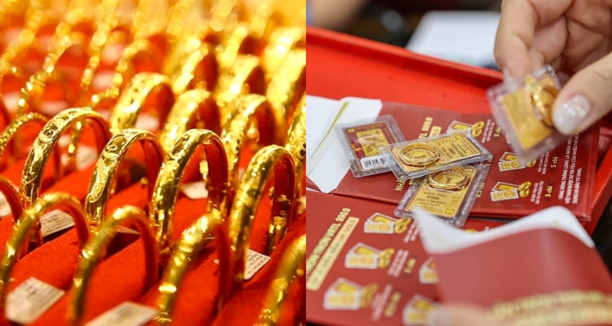 Gi&aacute; v&agrave;ng h&ocirc;m nay (trưa 26/5): V&agrave;ng SJC, nhẫn 9999 lượn s&oacute;ng, v&agrave;ng thế giới chịu &aacute;p lực, nhiều người tranh thủ b&aacute;n ra