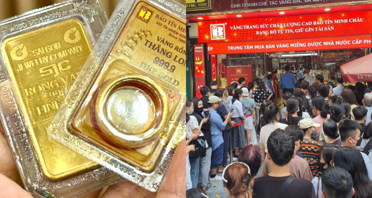 Bảng gi&aacute; v&agrave;ng h&ocirc;m nay 27/5: V&agrave;ng miếng SJC, nhẫn tr&ograve;n 9999 thấp nhất từ th&aacute;ng 1, nhiều người vội mua v&agrave;o