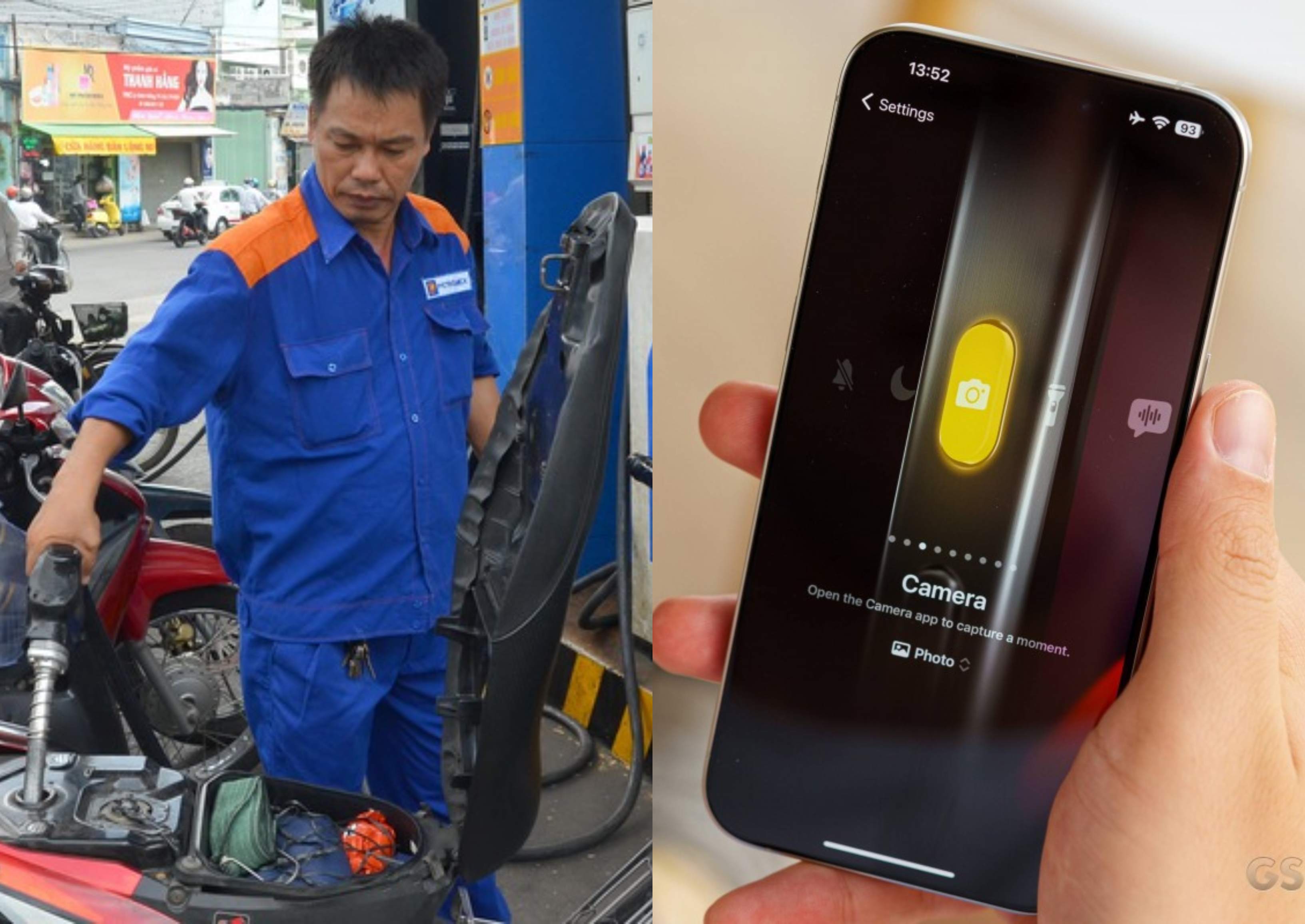 Bảng gi&aacute; xăng dầu h&ocirc;m nay trưa 27/5: Xăng RON 95 c&agrave;i số l&ugrave;i về mốc 18.000 đồng, iPhone 15 Pro Max rẻ như cho