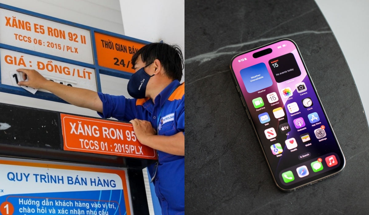 Bảng gi&aacute; xăng dầu 27/5: Xăng RON 95 giảm tiếp ng&agrave;y mai, c&aacute;ch đỉnh th&aacute;ng 3 gần 6.000 đồng/l&iacute;t, iPhone 16 Pro giảm đến 17%