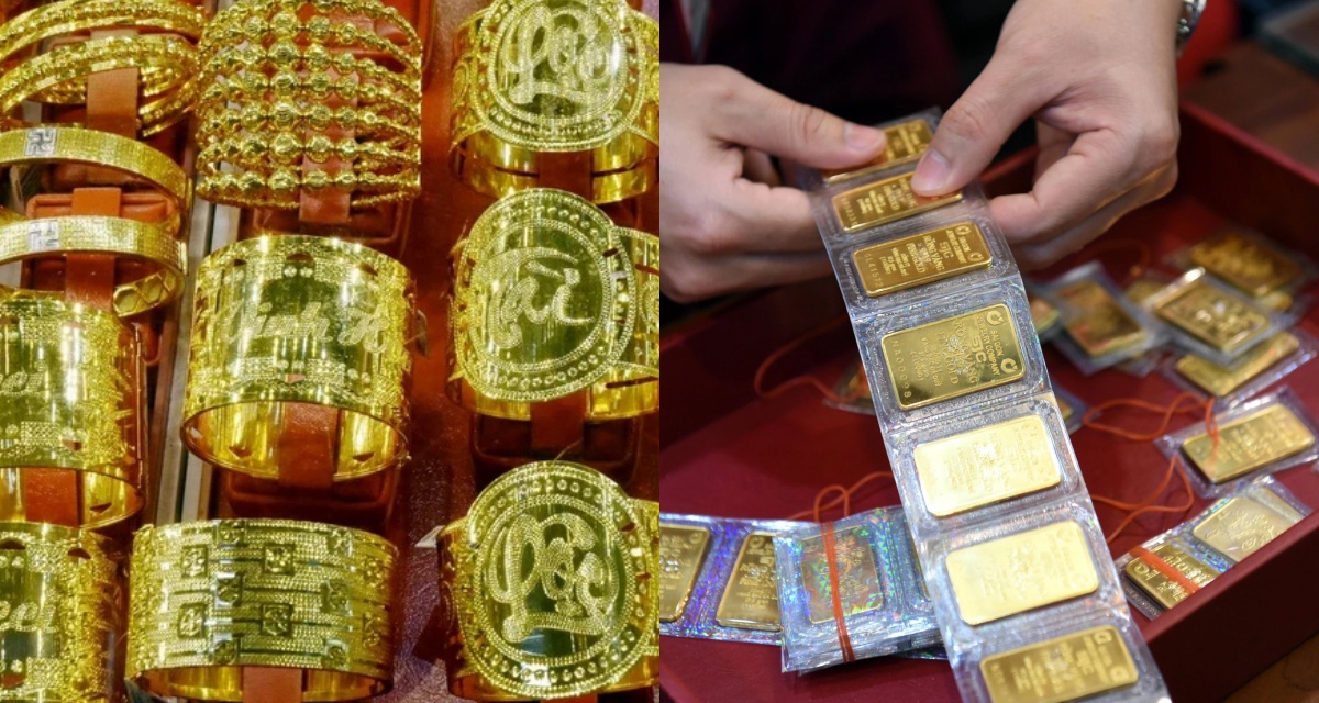 Gi&aacute; v&agrave;ng h&ocirc;m nay (chiều 28/5): V&agrave;ng SJC, nhẫn 9999 giảm tới gần 2 triệu/lượng, ch&ecirc;nh lệch với thế giới k&eacute;o gi&atilde;n