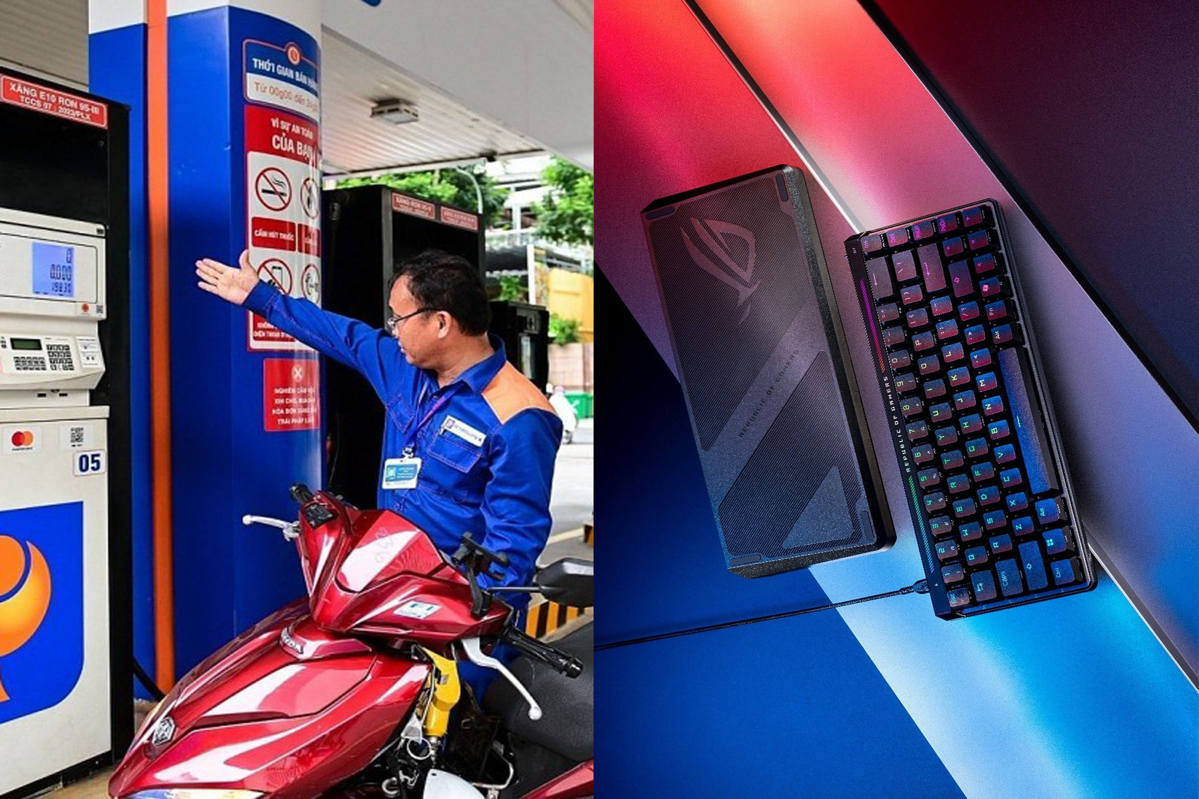 Bảng gi&aacute; xăng dầu ng&agrave;y 30/5: Xăng, dầu \'rẻ như rau\' dịp cuối th&aacute;ng, b&agrave;n ph&iacute;m gaming Asus gi&aacute; ra sao?