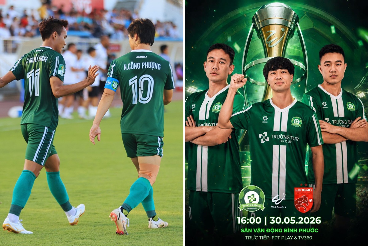 TRỰC TIẾP b&oacute;ng đ&aacute; Trường Tươi Đồng Nai vs Long An - V&ograve;ng 21 Giải hạng Nhất: C&ocirc;ng Phượng định đoạt