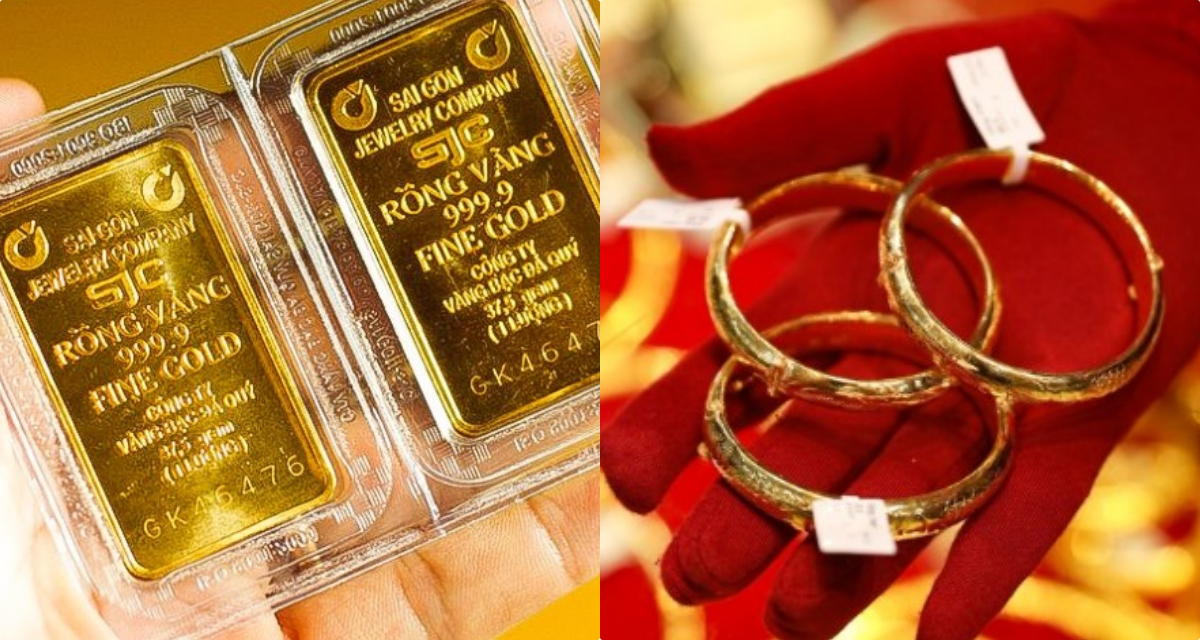 Bảng gi&aacute; v&agrave;ng h&ocirc;m nay 30/5: V&agrave;ng miếng SJC nhẫn trơn tăng \'&aacute;c liệt\', thị trường nghịch l&yacute; hiếm thấy