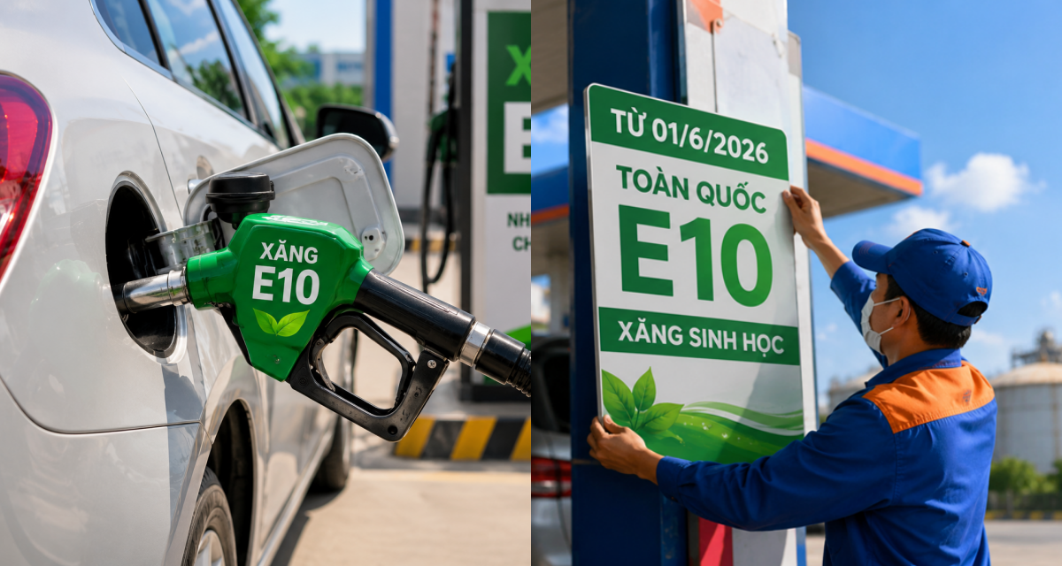 Xăng E10 thay thế ho&agrave;n to&agrave;n RON 95 từ 1/6, xe đời cũ trước năm 2000 cần lưu &yacute; g&igrave;?