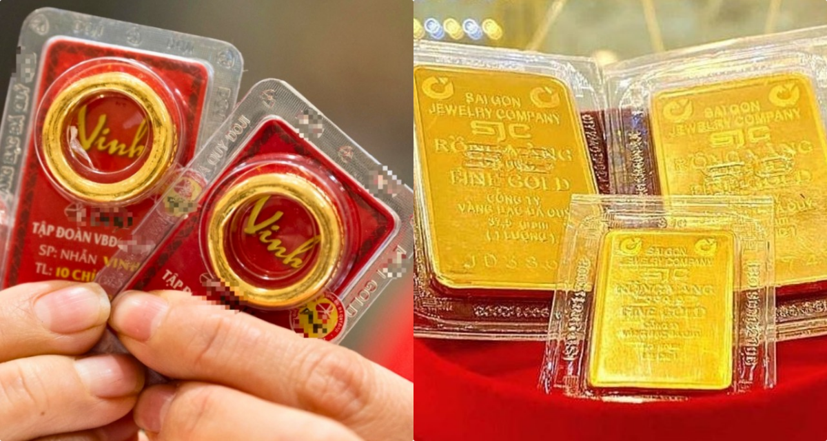 Bảng gi&aacute; v&agrave;ng h&ocirc;m nay 31/5: V&agrave;ng miếng SJC nhẫn trơn vẫn tăng \'&aacute;c liệt\', tiến s&aacute;t mốc gi&aacute; kỷ lục mới