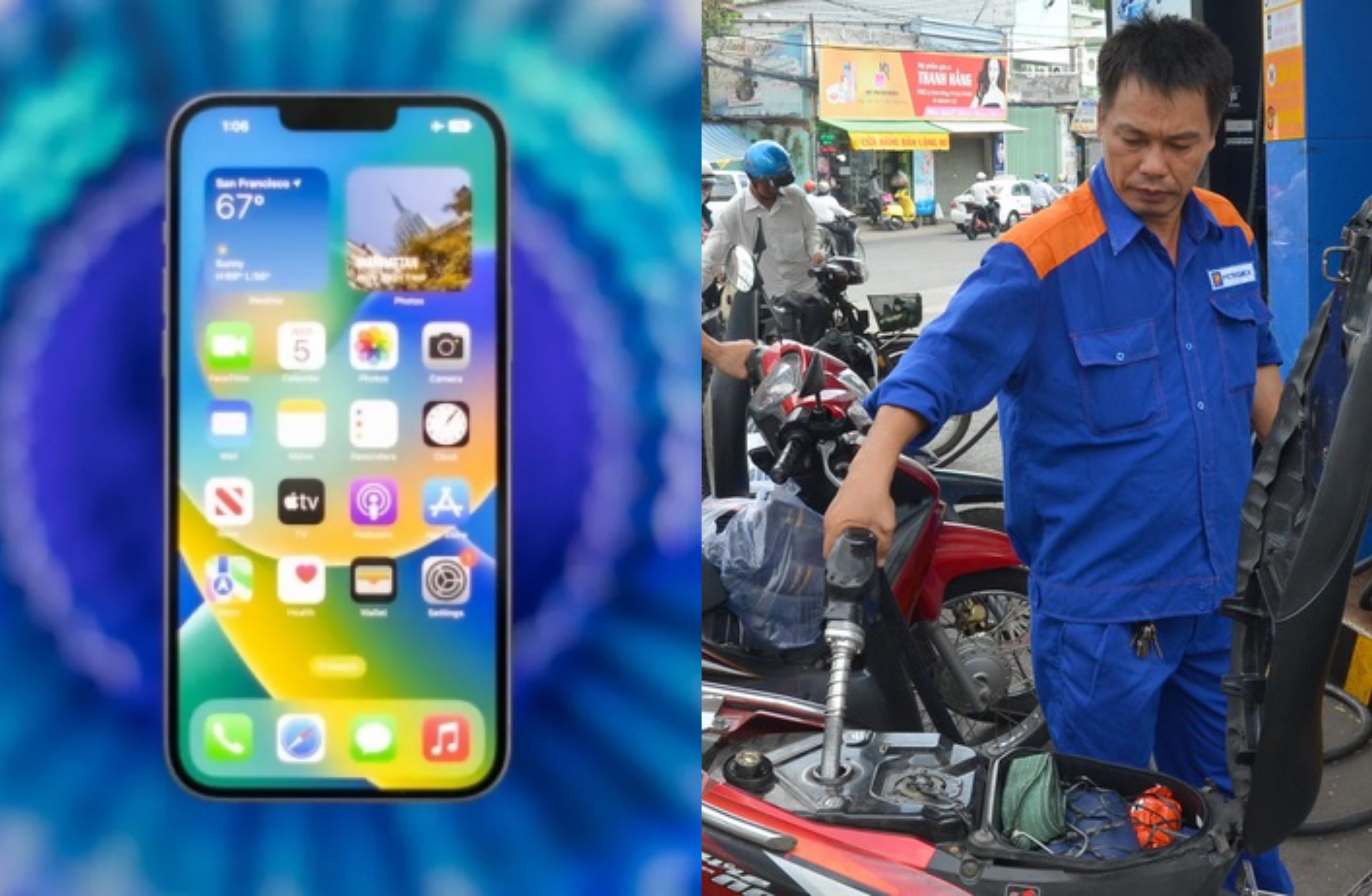 Gi&aacute; xăng dầu h&ocirc;m nay s&aacute;ng 31/5: RON92 v&agrave; RON95 bay m&agrave;u 1.100 - 1.400 đồng/l&iacute;t, iPhone 14 Plus c&oacute; rẻ?