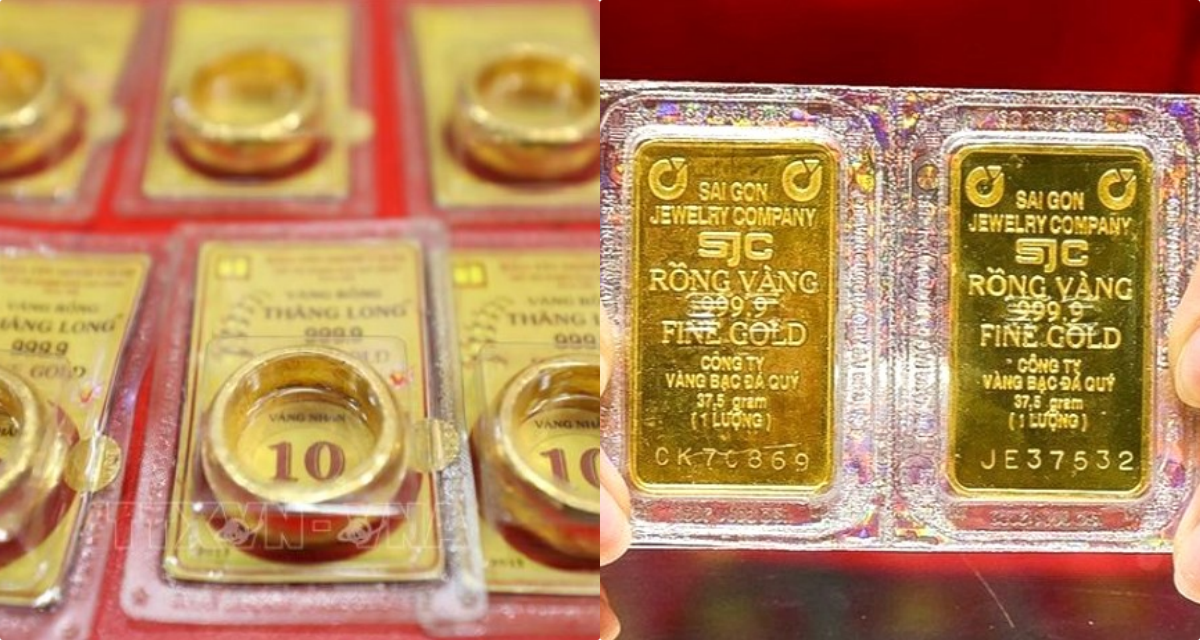 Bảng gi&aacute; v&agrave;ng h&ocirc;m nay 1/6: V&agrave;ng miếng SJC nhẫn tr&ograve;n 9999 mất gi&aacute; li&ecirc;n tục, thị trường \'ch&igrave;m dưới đ&aacute;y\'