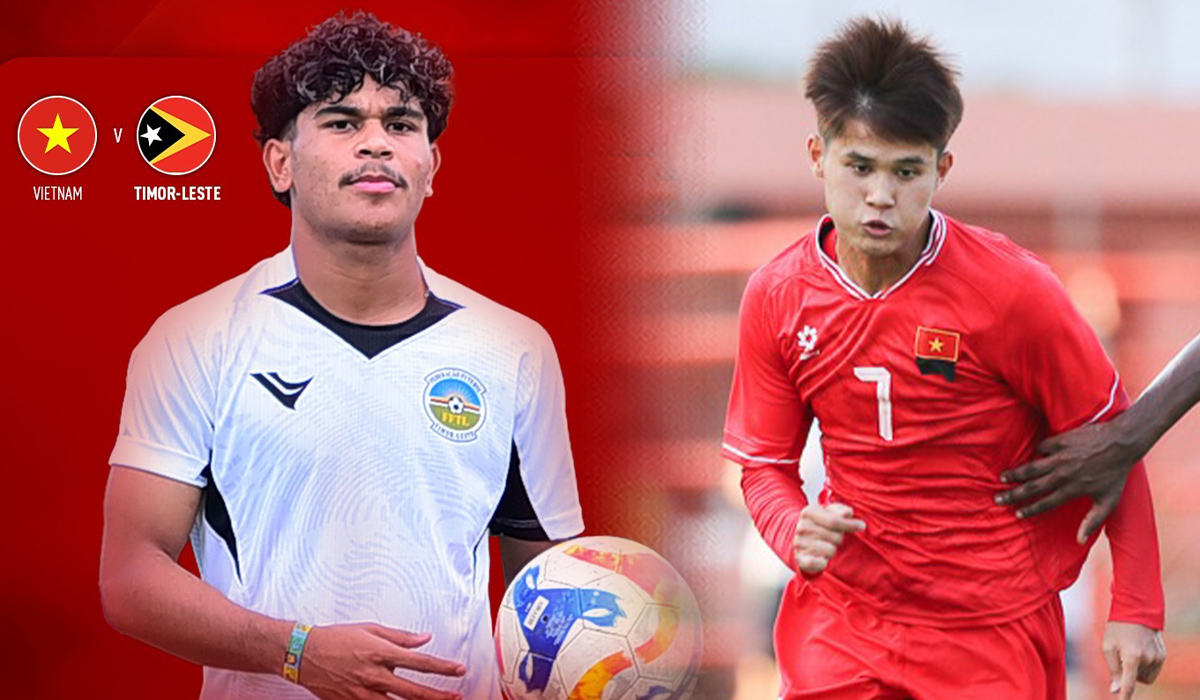 Link xem trực tiếp b&oacute;ng đ&aacute; U19 Việt Nam vs U19 Timor Leste h&ocirc;m nay 1/6 - VCK U19 Đ&ocirc;ng Nam &Aacute; 2026
