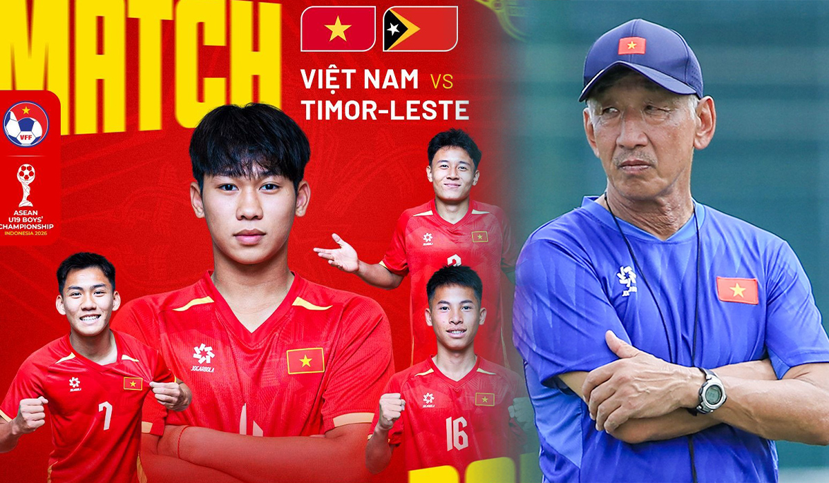 TRỰC TIẾP b&oacute;ng đ&aacute; U19 Việt Nam vs U19 Timor Leste - VCK U19 Đ&ocirc;ng Nam &Aacute;: ĐT Việt Nam khởi đầu thuận lợi?