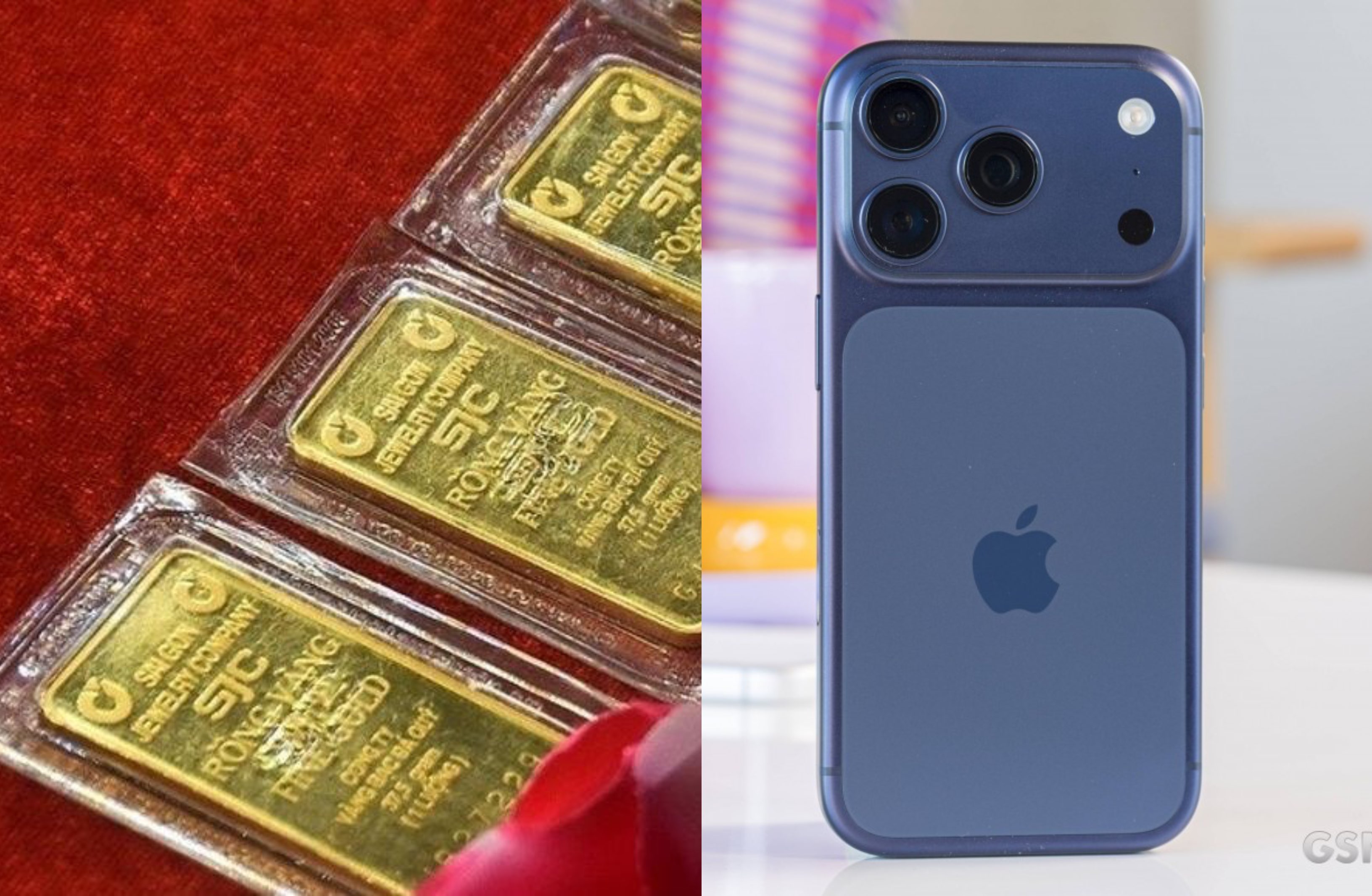 Bảng gi&aacute; v&agrave;ng h&ocirc;m nay 2/6: V&agrave;ng SJC, v&agrave;ng nhẫn 999.9 rẻ nhất trong nhiều th&aacute;ng  iPhone 17 Pro c&oacute; rẻ?