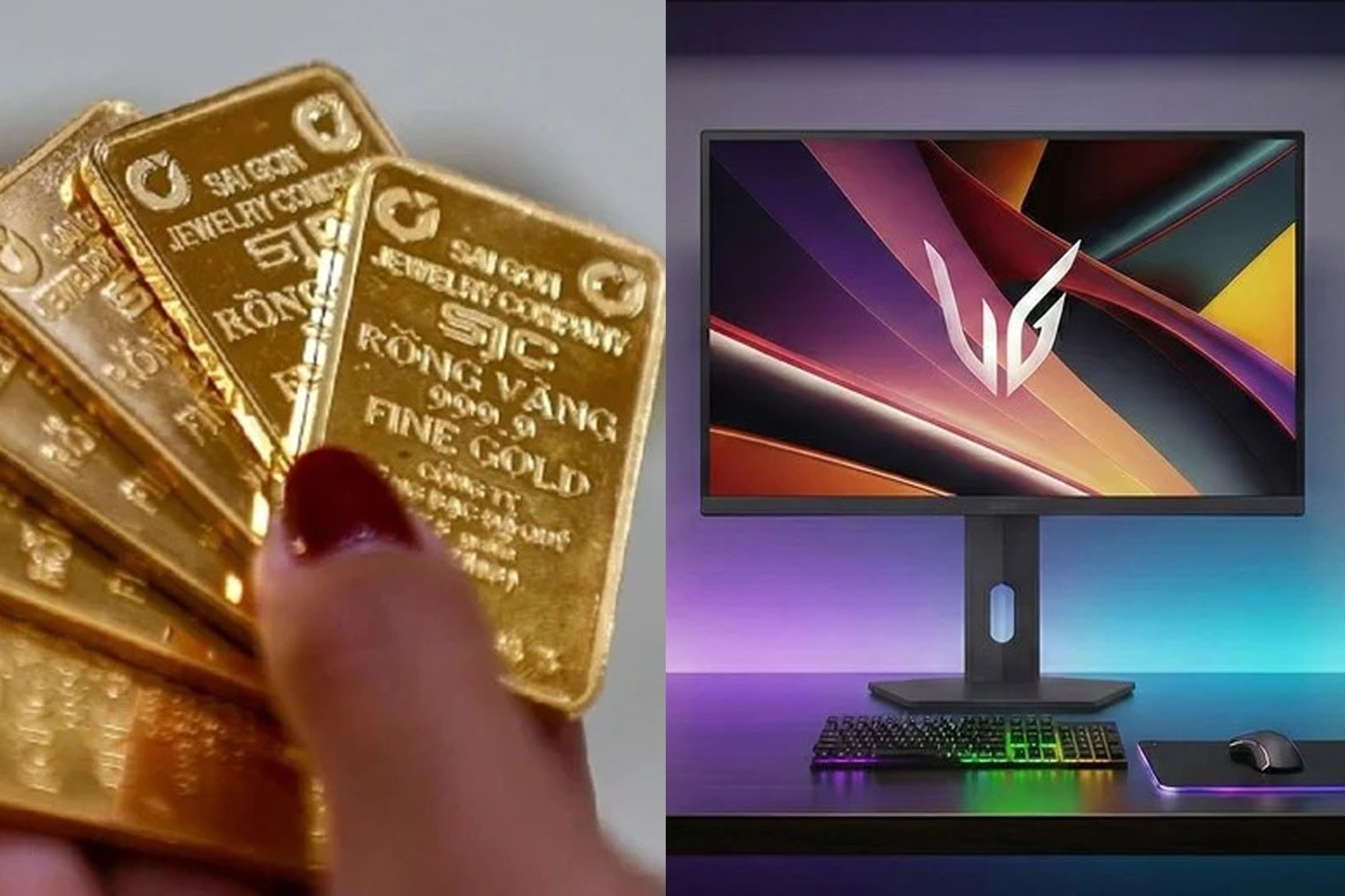 Bảng gi&aacute; v&agrave;ng ng&agrave;y 3/6: V&agrave;ng SJC, v&agrave;ng nhẫn đồng loạt \'rớt thảm\', m&agrave;n h&igrave;nh gaming LG gi&aacute; c&oacute; đắt?