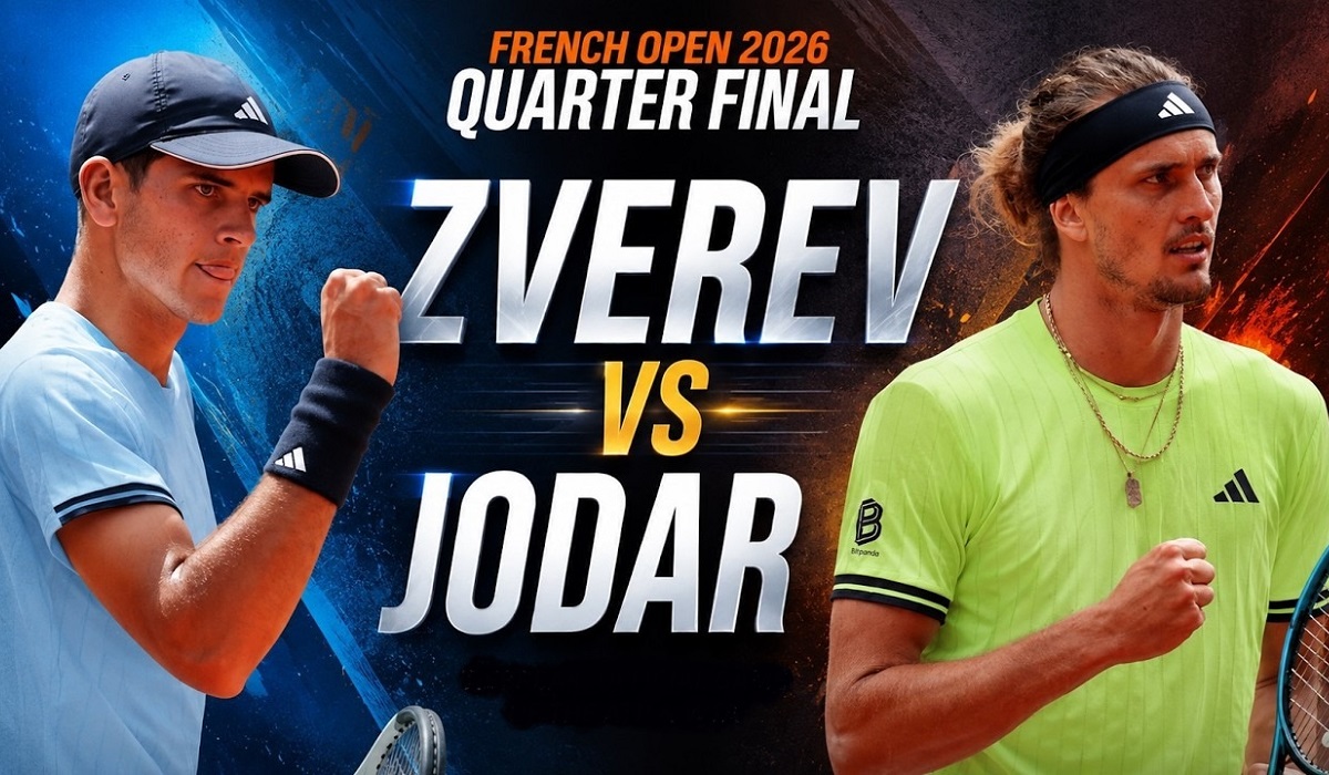 Kết quả tennis Rafael Jodar vs Alexander Zverev - Tứ kết Roland Garros 2026: Kịch bản kh&oacute; tin