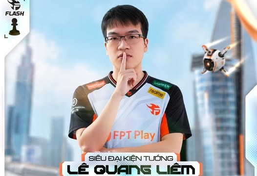 Si&ecirc;u Đại kiện tướng cờ vua L&ecirc; Quang Li&ecirc;m gia nhập Team Flash: Sẵn s&agrave;ng cho EWC 2026