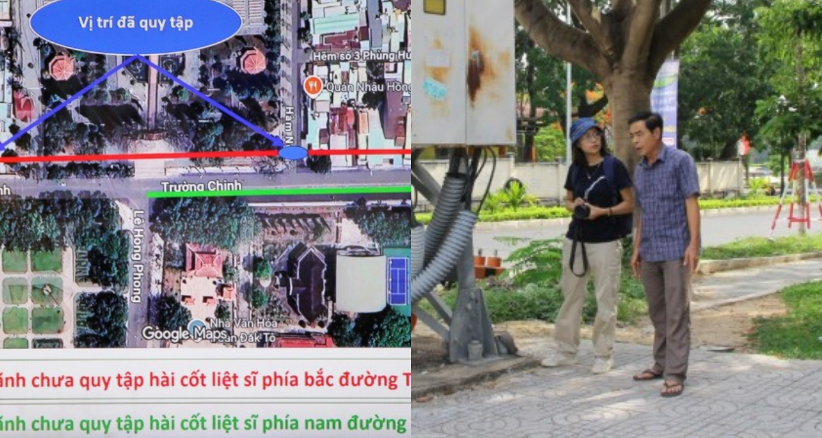 Lời kể từ nh&acirc;n chứng đ&agrave;o tr&uacute;ng 30 h&agrave;i cốt liệt sĩ ở đường Trường Chinh, tiết lộ chi tiết đặc biệt