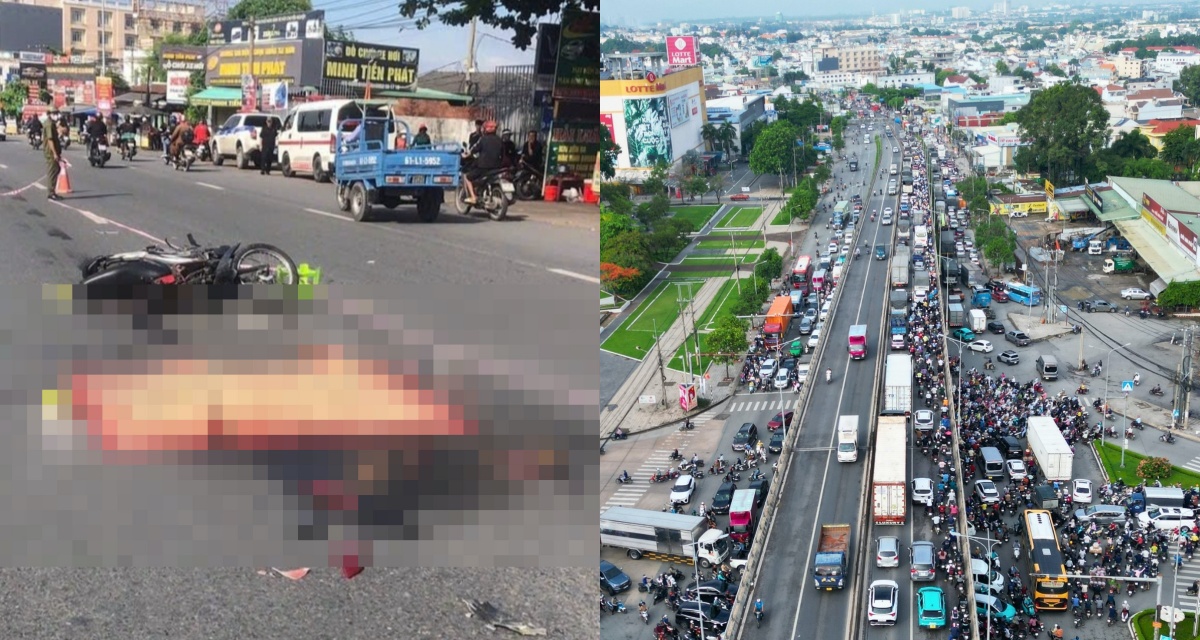 Hiện trường &ocirc; t&ocirc; đầu k&eacute;o va chạm xe m&aacute;y khiến một phụ nữ tử vong, l&agrave;m r&otilde; nguy&ecirc;n nh&acirc;n vụ việc?