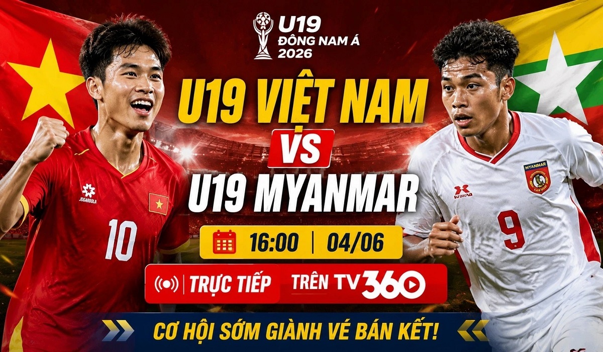 TRỰC TIẾP b&oacute;ng đ&aacute; Việt Nam h&ocirc;m nay 4/6: U19 Việt Nam quyết đầu U19 Myanmar ở VCK U19 Đ&ocirc;ng Nam &Aacute; 2026