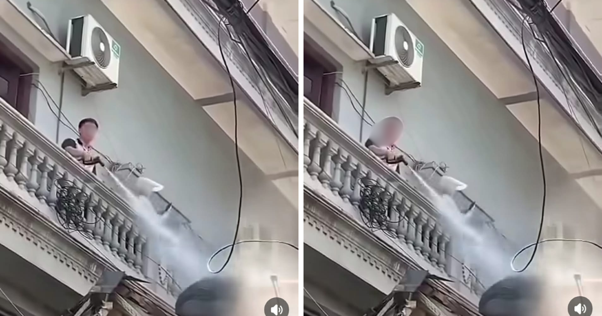 Diễn biến mới vụ người đ&agrave;n &ocirc;ng xịt nước v&agrave;o thợ x&acirc;y nh&agrave; s&aacute;t v&aacute;ch ở H&agrave; Nội