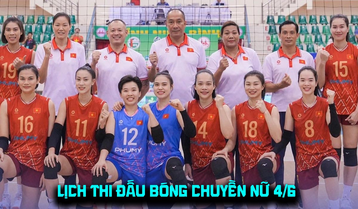 Lịch thi đấu b&oacute;ng chuyền h&ocirc;m nay 4/6 - Lịch trực tiếp tuyển b&oacute;ng chuyền nữ Việt Nam tại AVC Cup 2026