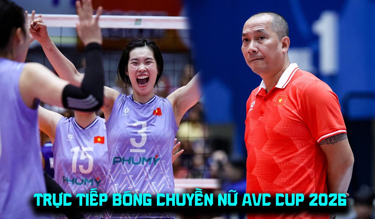 Xem trực tiếp AVC Cup 2026 ở đ&acirc;u, k&ecirc;nh n&agrave;o? Link trực tiếp tuyển b&oacute;ng chuyền nữ Việt Nam tại AVC Cup