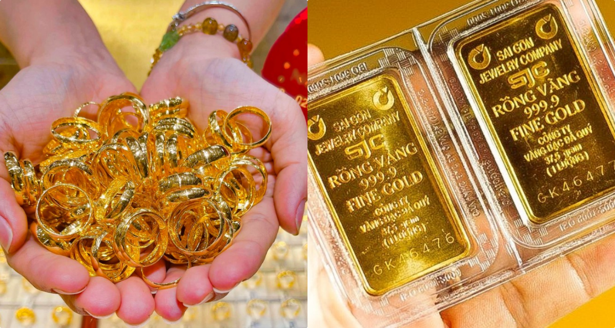 Gi&aacute; v&agrave;ng h&ocirc;m nay chiều 6/6: V&agrave;ng SJC nhẫn tr&ograve;n trơn \'rẻ như b&egrave;o\', thị trường xuất hiện \'bẫy tăng gi&aacute;\'