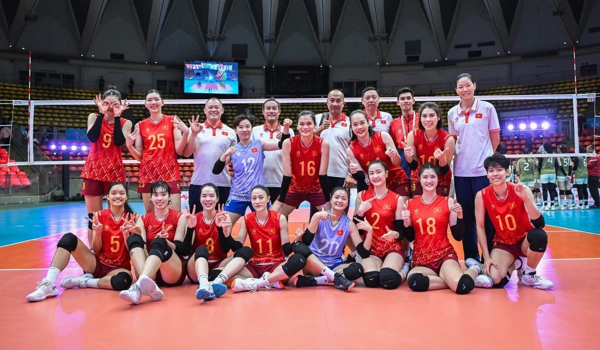 Lịch thi đấu b&oacute;ng chuyền Việt Nam h&ocirc;m nay 7/6: ĐT Việt Nam đấu Hong Kong ở AVC Cup 2026